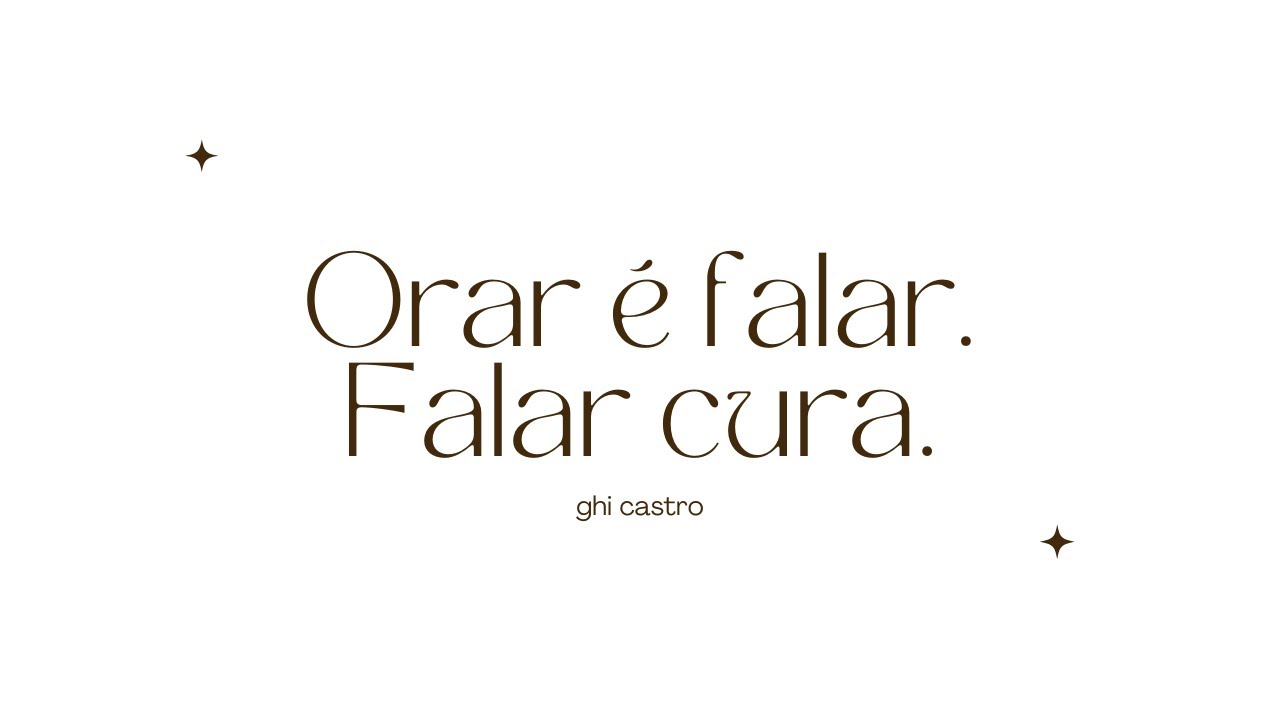 Oração como autocuidado - Ghiovana de Castro