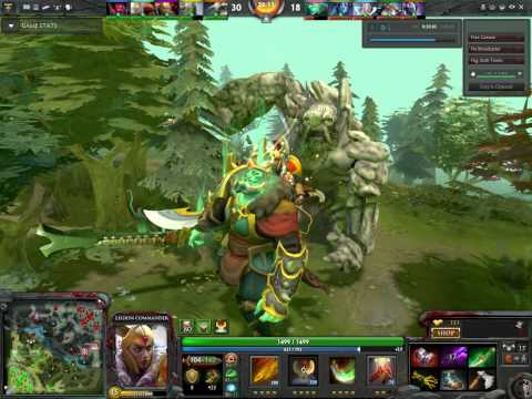 DOTA 2 Legion Commander Skyfall + Kill Strike "HD*720 Available"