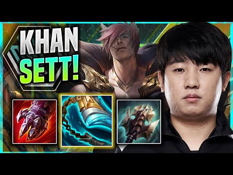 WHEN KHAN PLAYS SETT TOP! - DWG Khan Plays Sett TOP vs Jayce! | Season 11