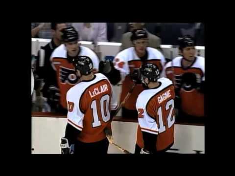 Simon Gagne's first NHL goal