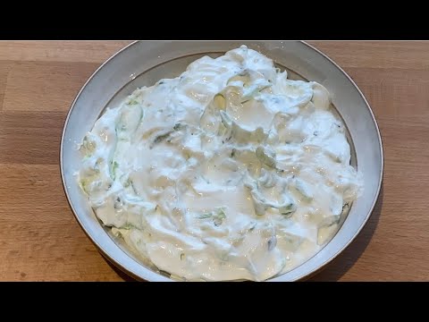 Tzatziki/ Talatouri - Delicious Creamy Dip With Mint and Garlic