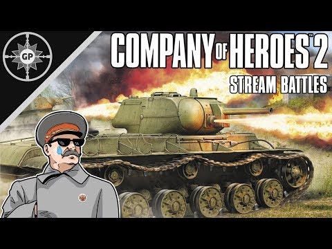 KV-8 Saves The Day! - Company of Heroes 2 Stream Battles