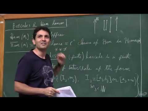 International Conference on Symplectic Topology - Barcodes and Hamiltonian homemorphisms