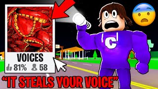This CREEPY ROBLOX GAME STEALS YOUR VOICE on BROOKHAVEN!