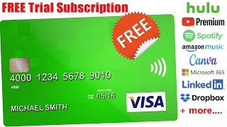 How to get a FREE Virtual Card for Trials - VISA Card for Trial Subscription