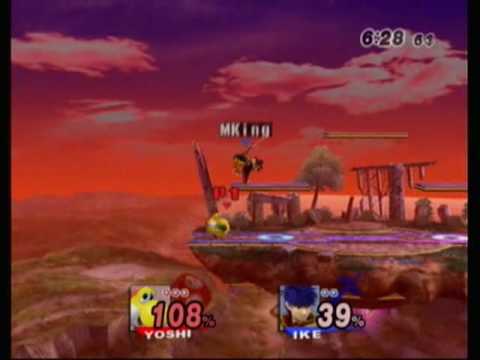 SSBB - Mark (Yoshi) vs MadKing (Ike) 1