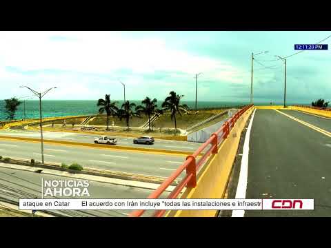 Public Works announces the opening of the completely renovated Hípica Avenue overpass.