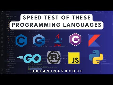 2025fastest Programming Language C C Python Java Kotlin C Rust Javascript Go Speed Test