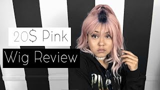 $20 Pink Wig Review From Amazon | Is it a good wig?