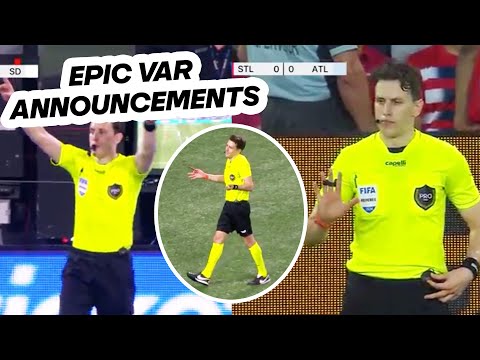 MLS Referee Filip Dujic's VAR Announcements are Epic!
