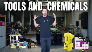 Tools and products to start a car detailing business for und