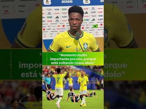 VINI SOBRE NEYMAR JR: "ESTÁ VOLTANDO NOSSO ÍDOLO" | #shorts | Copa do Mundo 2026 | ge.globo