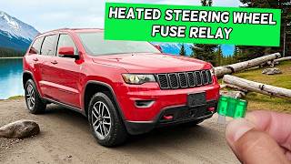 Jeep Grand Cherokee Heated Steering Wheel Fuse Relay Location Replacement 2011 - 2022