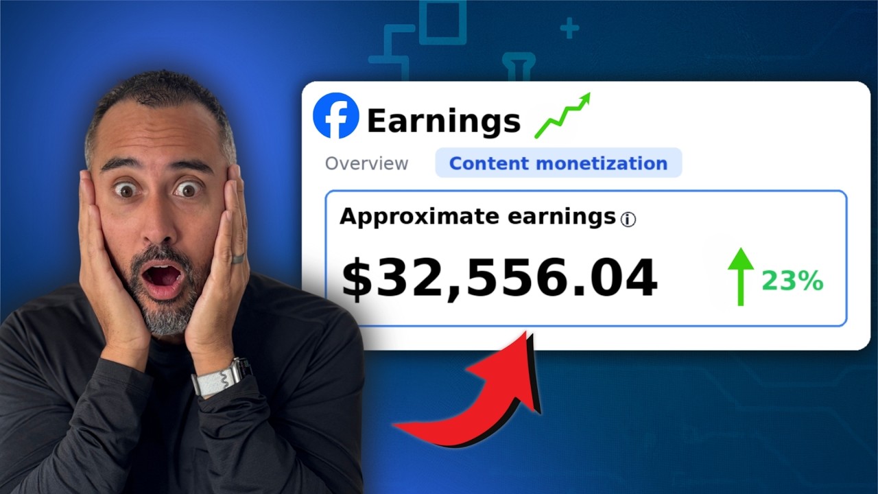 How I Make $32,556/Mo Posting on Facebook (Using AI)