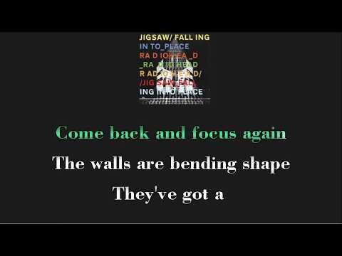 Radiohead - Jigsaw Falling Into Place (Karaoke)