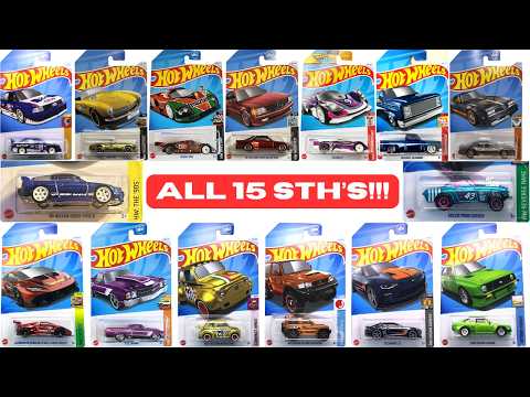 ALL 2024 Hot Wheels SUPER TREASURE HUNTS in under 1 Minute! (Complete updated list!)