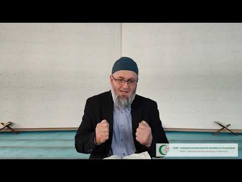 "Post odgaja..." Halil ef. Makić Ramazansko obraćanje ispred MIZ-a Frankfurt