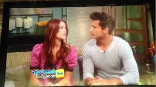 Cassadee Pope and Dez Duron on Access Hollywood
