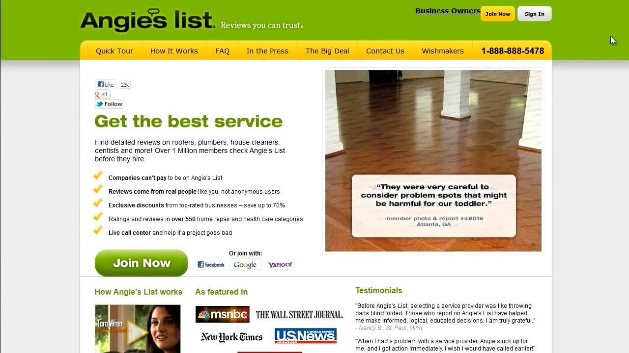 How To Setup Your Angie's List Business Account