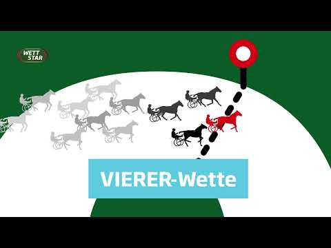 Zweier, Dreier und Viererwette beim Trab