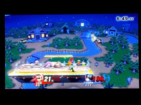 Abel (Luigi) vs. Yellowrello (Yoshi) - SSB4