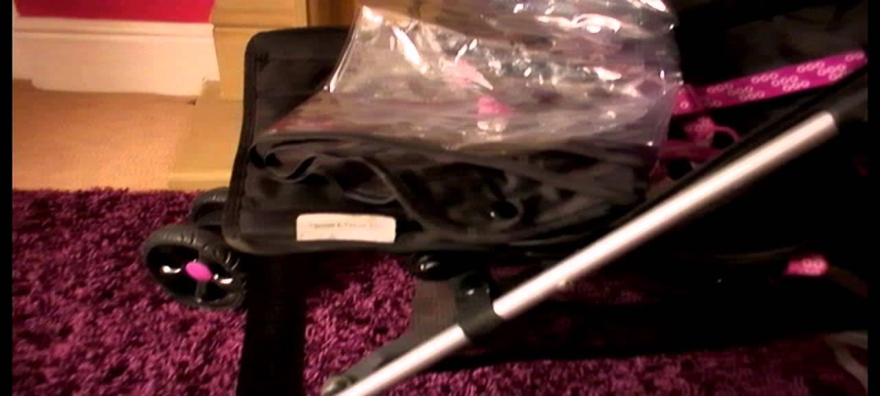 MAMAS AND PAPAS M&P PURPLE SWIRL LIGHTWEIGHT BABY STROLLER,BUGGY,PUSHCHAIR,PRAM