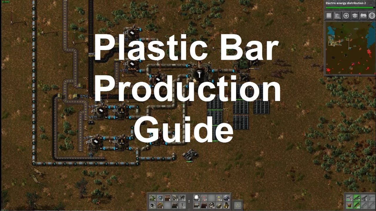 Factorio - How To: Plastic Bar Production Guide / Tutorial