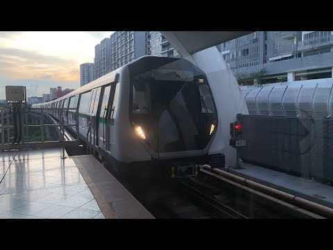 R151 at Bedok station during Rush Hour set: 823/824 (reupload in 4K60FPS)