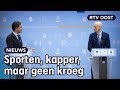 Persconferentie Rutte en Kuipers: wat gaat open, wat blijft dicht? | RTV Oost