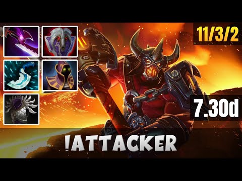 Attacker | Axe | Dota 2 Pro Gameplay - Patche 7.30d