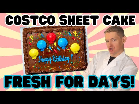 How To Keep Costco Sheet Cakes FRESH and SAFE