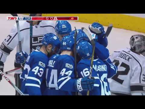 Tyler Bozak 2nd Goal of the Season! 10/23/17 (Los Angeles Kings vs Toronto Maple Leafs)