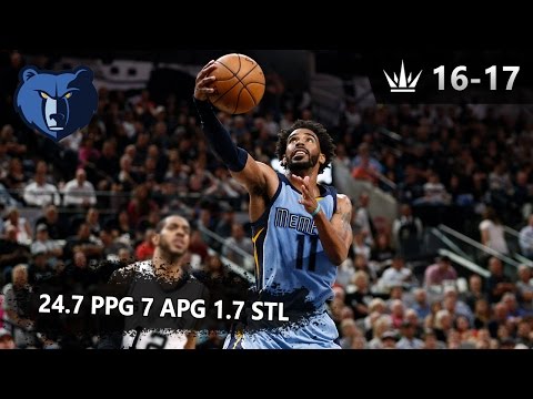 Mike Conley Full Series vs Spurs 1st Round / 24.7 PPG 7 APG [2017 Playoffs]