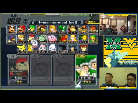 20150228 WVU vs Marshall Smash Melee Crew Battle