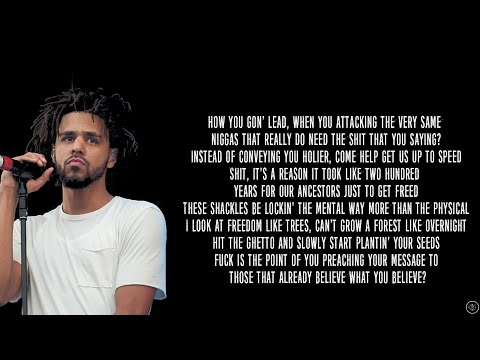 J. Cole - SNOW ON THA BLUFF (Lyrics)