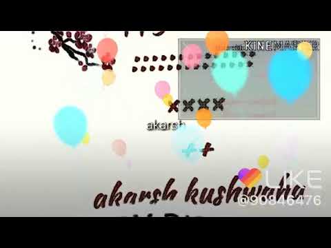 Happy birthday to Akarsh