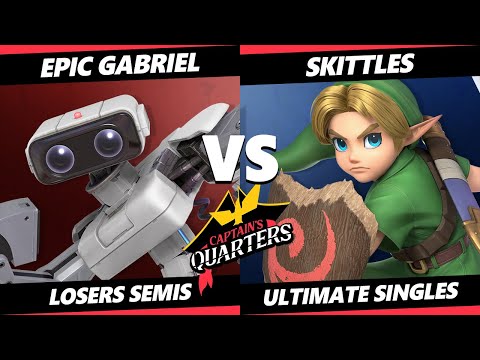 Captain's Quarters 3 Losers Semis - Epic Gabriel (ROB) Vs. Skittles (Young Link) SSBU Singles