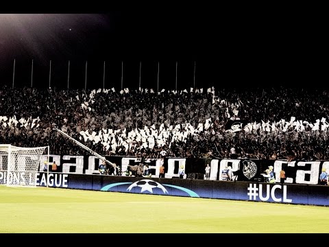 Grobari | full report 3 angle | Partizan - BATE Borisov, 26.08.2015