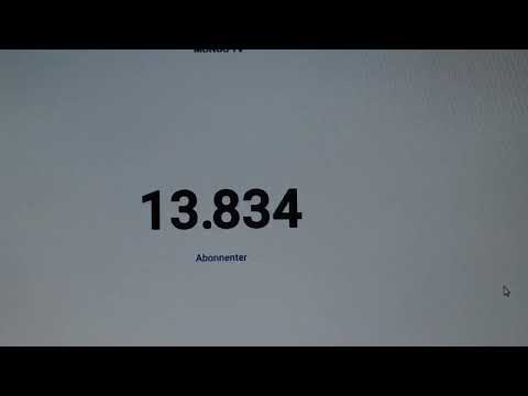 MongoTV_8105 - Del 1 - LIVEOPTÆLLING AF SUBSCRIBER PÅ MONGO TV - 13.834