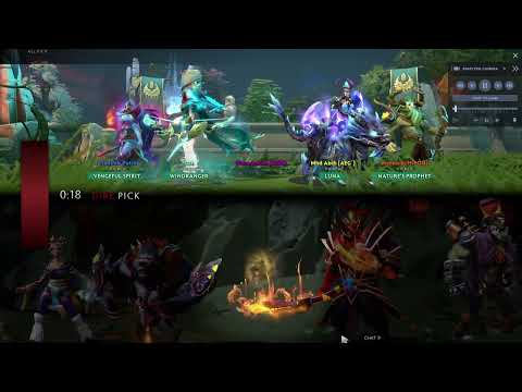 DOTA 2 - Luna Immortal Rank Match Gameplay
