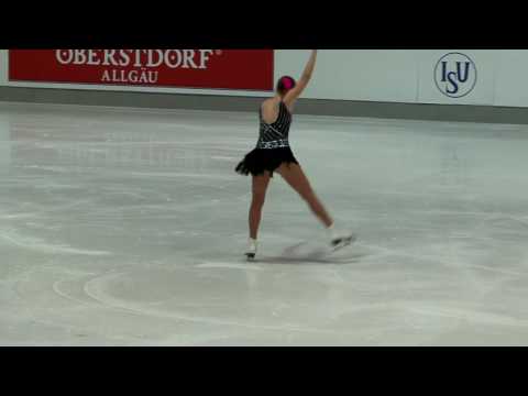 Anna Barbara Caflisch-Masters Ladies i Artistic Freeskate-2016 Oberstdorf