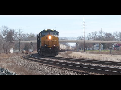March 2023 Railfanning in Marion, Ohio; Early Spring Railfanning at Marion Union Station.