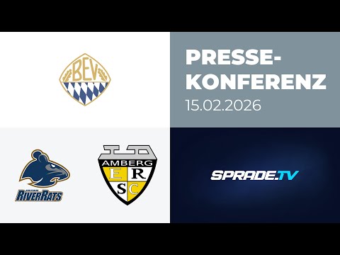 15.02.2026 - Pressekonferenz - ESC Riverrats Geretsried vs. ERSC Amberg