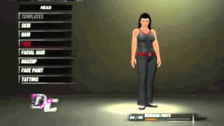 WWE'12 Tamina Created Wrestler and Entrance