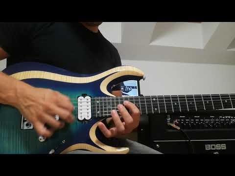 Rock-Fusion-Lick in Em (Lick of the week #156, Gear: Cort X700 Duality, Boss Katana Artist)