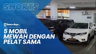 5 Mobil Mewah Berpelat Nomor Sama Terparkir di Gedung DPR, Salah Satunya Milik Arteria Dahlan