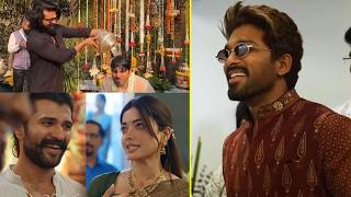 Download lagu Vijay Deverakonda, Rashmika, Ram Charan & Allu Arjun Family Visuals @ Allu Sirish Bridegroom Event mp3