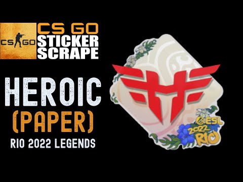 Steam Community :: Video :: CSGO - Sticker | Heroic | Rio 2022 - Scrape ...