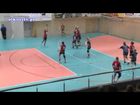 SPR Olkusz - Finepharm Jelenia Góra 29:24  3.04.2011r. Pierwsza Liga Piłki Ręcznej.avi