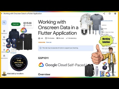 Working with Onscreen Data in a Flutter Application | GSP1011
